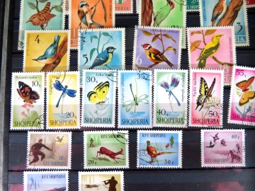 Postage stamps Albania