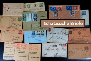 Briefe und Ganzsachen aus Deutschland und Spanien