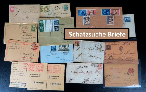 Briefe und Ganzsachen aus Deutschland und Spanien