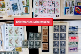 Briefmarken und Blcke von der DDR, sterreich und dem Deutschen Reich