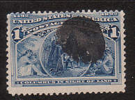 Unzentrierte Briefmarke