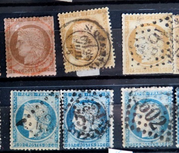 Briefmarken Schtze: Frankreich Briefmarken Sammlung