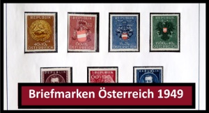 sterreich Briefmarken vom Jahr 1949