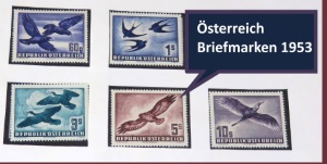 sterreich Briefmarken vom Jahr 1953