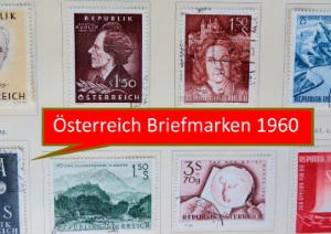 sterreich Briefmarken vom Jahr 1960