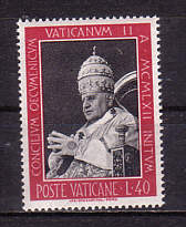 Briefmarken Vatikan mit Johannes XXIII.