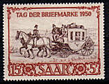 Briefmarke vom Saarland