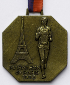 Marathonmedaille Paris 
