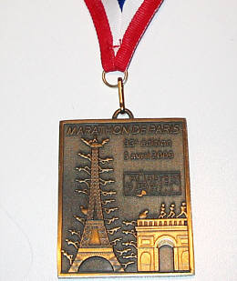 Marathonmedaille Paris 2009