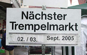 Bild vom Nrnberger Trempelmarkt Frhjahr 2005