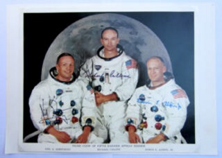 Autographs of the Apollo 11 astronauts