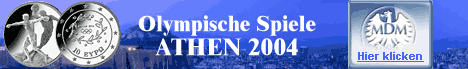 Die offiziellen Silbergedenkm�nzen zur Olympiade 2004 in Athen