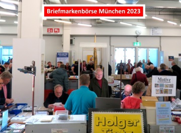 Internationale Briefmarken Brse in Mnchen am 4.3.23