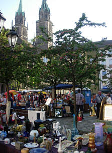 Bild vom Nrnberger Trempelmarkt Frhjahr 2006