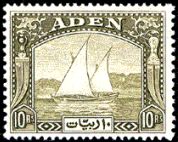 Aden 10 Rupienwert 1937