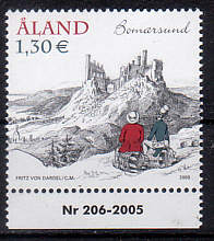 Briefmarkenausgabe Alandinseln 2005