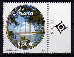Briefmarkenausgabe Alandinseln 2005