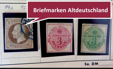 Briefmarken Altdeutschland