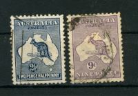 Erste Briefmarken von Australien mit Känguru