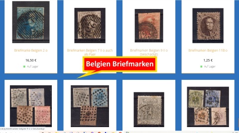 Briefmarken von Belgien