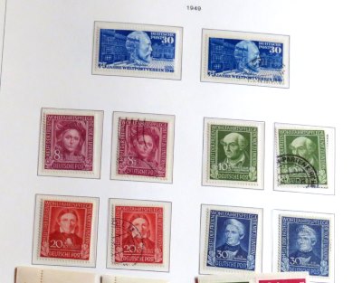 BRD Briefmarken 1949