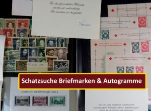 Briefmarken, Briefe und Autogramme