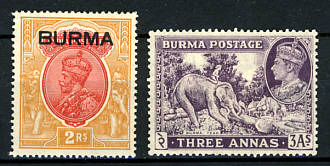 Briefmarken Birma