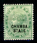 Briefmarken Indien Chamba