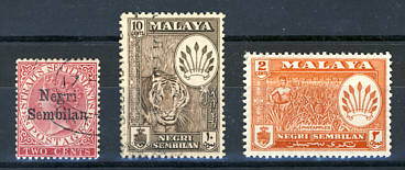 Briefmarken Malaysia Negri Sembilan