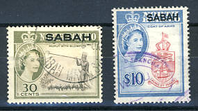 Briefmarken Malaysia Sabah