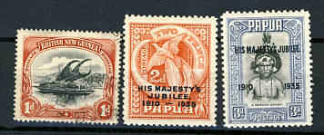 Briefmarken Papua und Papua Neuguinea