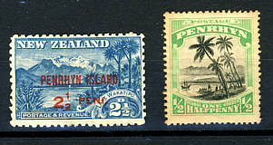 Briefmarken Penrhyn