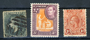 Briefmarken Sankt Vincent