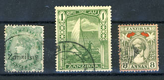 Briefmarken Sansibar