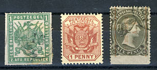 Briefmarken Transvaal