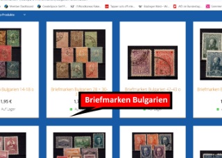 Briefmarken von Bulgarien