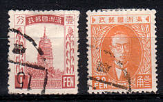 Briefmarken von Mandschuko