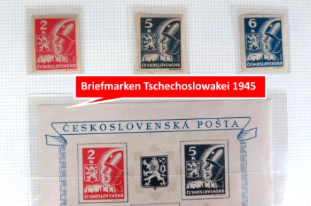 Tschechoslowakei Briefmarken vom Jahr 1945