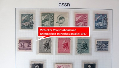 Tschechoslowakei Briefmarken vom Jahr 1947