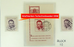 Tschechoslowakei Briefmarken von 1948
