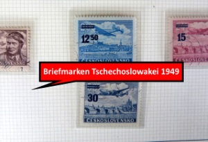 Tschechoslowakei Briefmarken von 1949