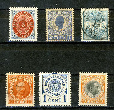 Briefmarken D�nische Kolonien