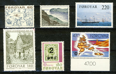 Briefmarken F�r�er