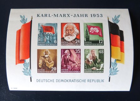 DDR Briefmarken vom Jahr 1953