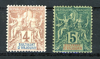 Briefmarken Anjouan