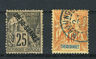 Briefmarken Di�go Suarez