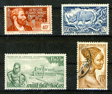 Briefmarken Franz�sisch �quatorialafrika