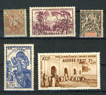 Briefmarken Franz�sisch Guinea