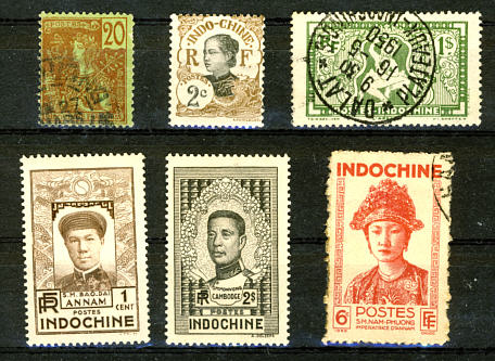 Briefmarken Franz�sisch Indochina