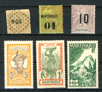 Briefmarken Martinique